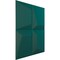 Ekena Millwork 19 5/8in. W x 19 5/8in. H Tellson EnduraWall Decorative 3D Wall Panel Covers 2.67 Sq. Ft. WP20X20TEGLN - alternate 2